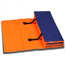 Коврик гимнастический взрослый INDIGO SM-042 180*60 см Оранжево-синий